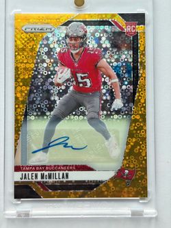 2024 Prizm Gold Jalen McMillan Gold /10 rookie auto