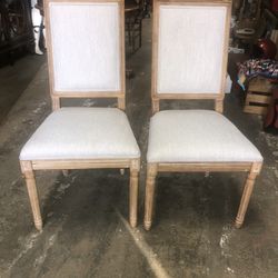 Pair Of Grey Dining Chairs (New-Never Used)