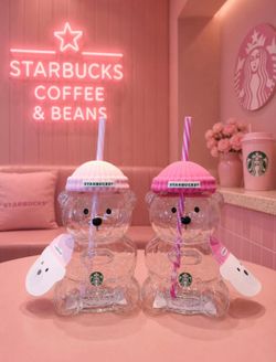 Starbucks Korea - The Viral Pink Bearista Cup!