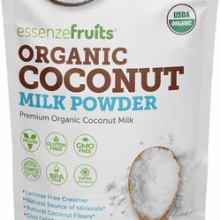 4 Pack Pure Organic Coconut Milk Powder - Premium Maltodextrin Free