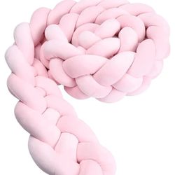 New Pink Braided Knot Cushion Pillow Liner