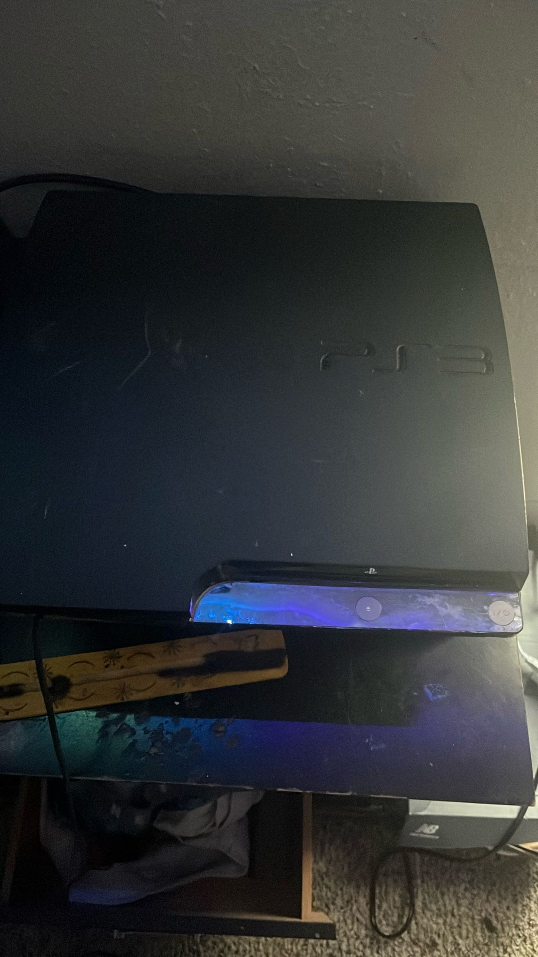 Selling This Old PS3 The Power Button And The Game Button Is Flipped Comes With Power Supply Port Free Game With It