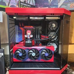 Custom Red/Black Gaming PC | RTX 5070 Ti MLG | Ryzen 9800X3D | 32GB DDR5