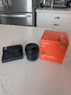 Sony 10-20mm F4 G wide angle lens