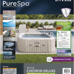Intex: Pure Spa Chevron Deluxe - 6 People  