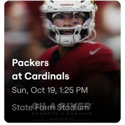 NFL Football Cardinals Vs Green Bay Packers