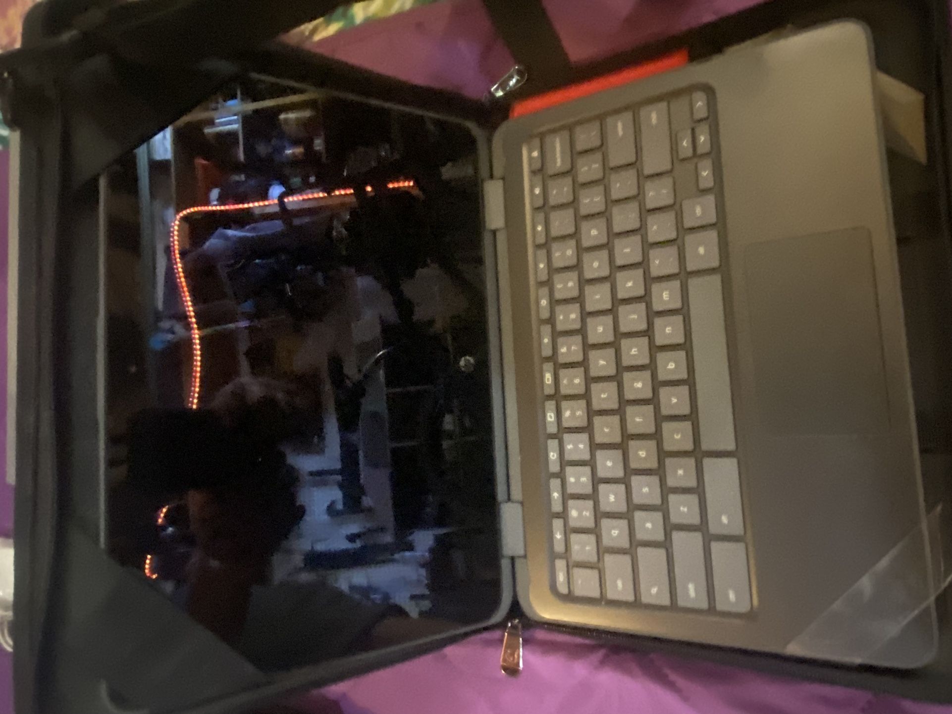 Hp Touch Screen 360 Labtop And Case