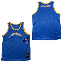 Los Angeles Chargers Ultra Game Basketball Jersey Mens L-2XL New Embroidered Logo