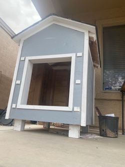 Gray 30x30 Dog House