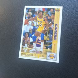 Magic Johnson Upper deck 91'92 card