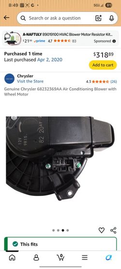07-14 jeep wrangler blower motor