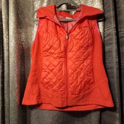 Pink Womens L Columbia Vest Lightweight Quilted 