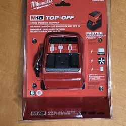 Milwaukee TOP OFF  18-Volt Lithium-Ion 175-Watt Powered Compact Inverter Brand New No Low Offers/Trades, Pls. Pick up in Burien Yes Available
