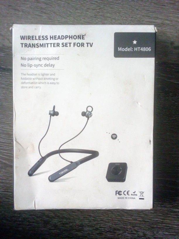Wireless Headphone Transmitter Set For TV