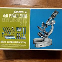 VINTAGE Jason/Empire Microscope Set