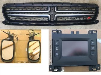 Dodge Charger Grill, Mirrors, Radio, Steering Wheel, center console