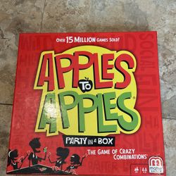 Mattel Apples to Apples Party in a Box Card Game New Sealed