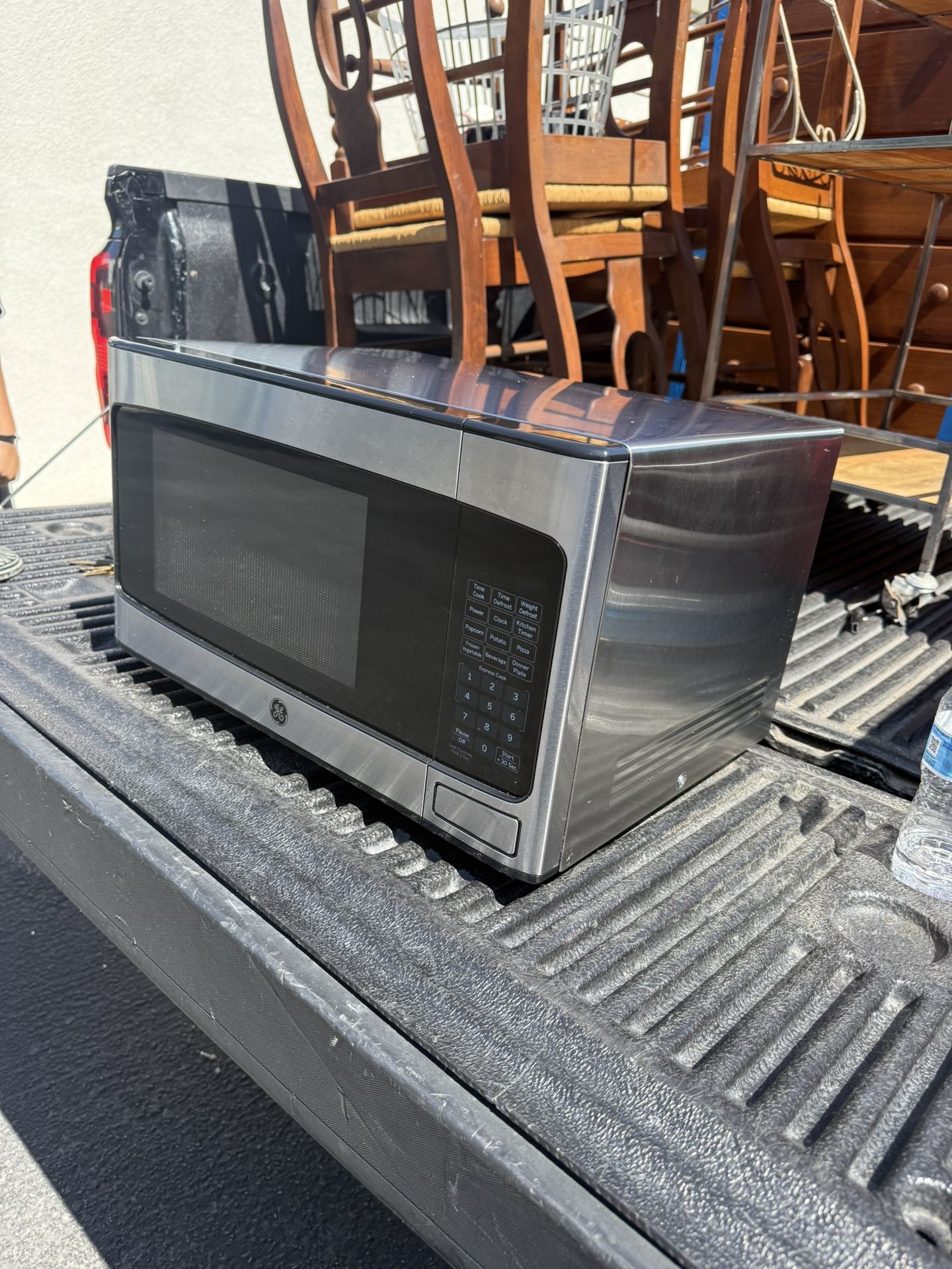 GE Stainless Steel Microwave Very Clean And In  Working Condition