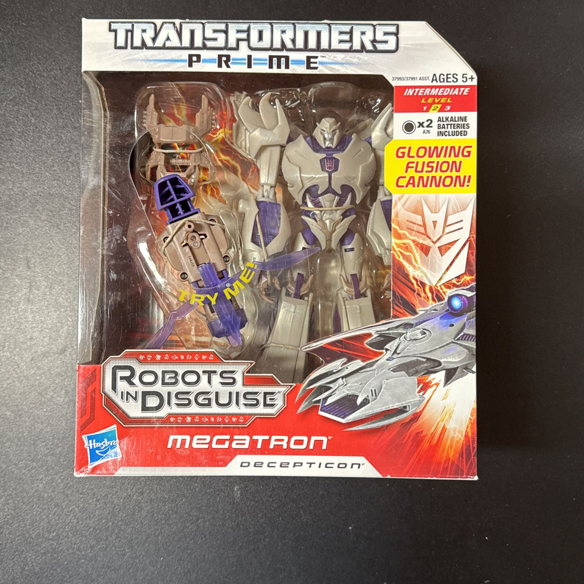 Transformers Prime MEGATRON Decepticon Robots in Disguise Voyager Class NEW
