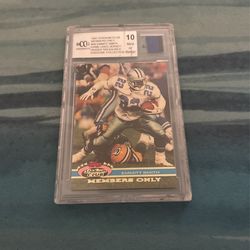 Emmitt Smith Rushing Leader Card