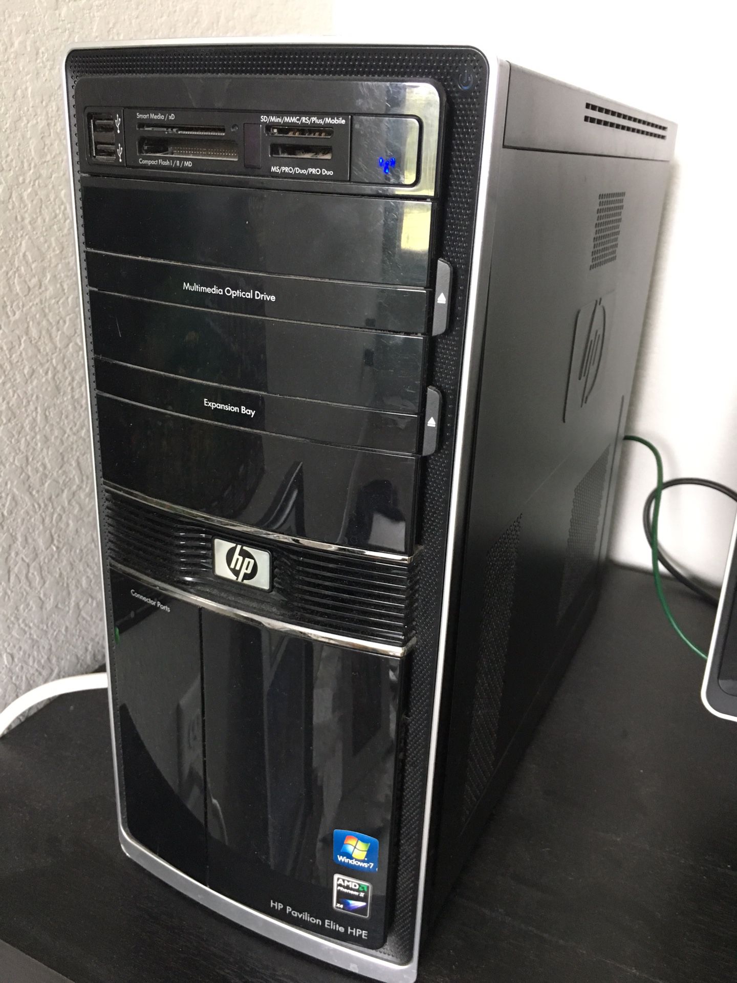 HP DESKTOP COMPUTER AND CPU
