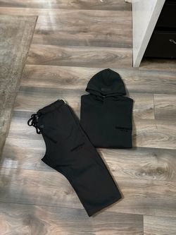 Fear of God Essentials Black Tracksuit Set