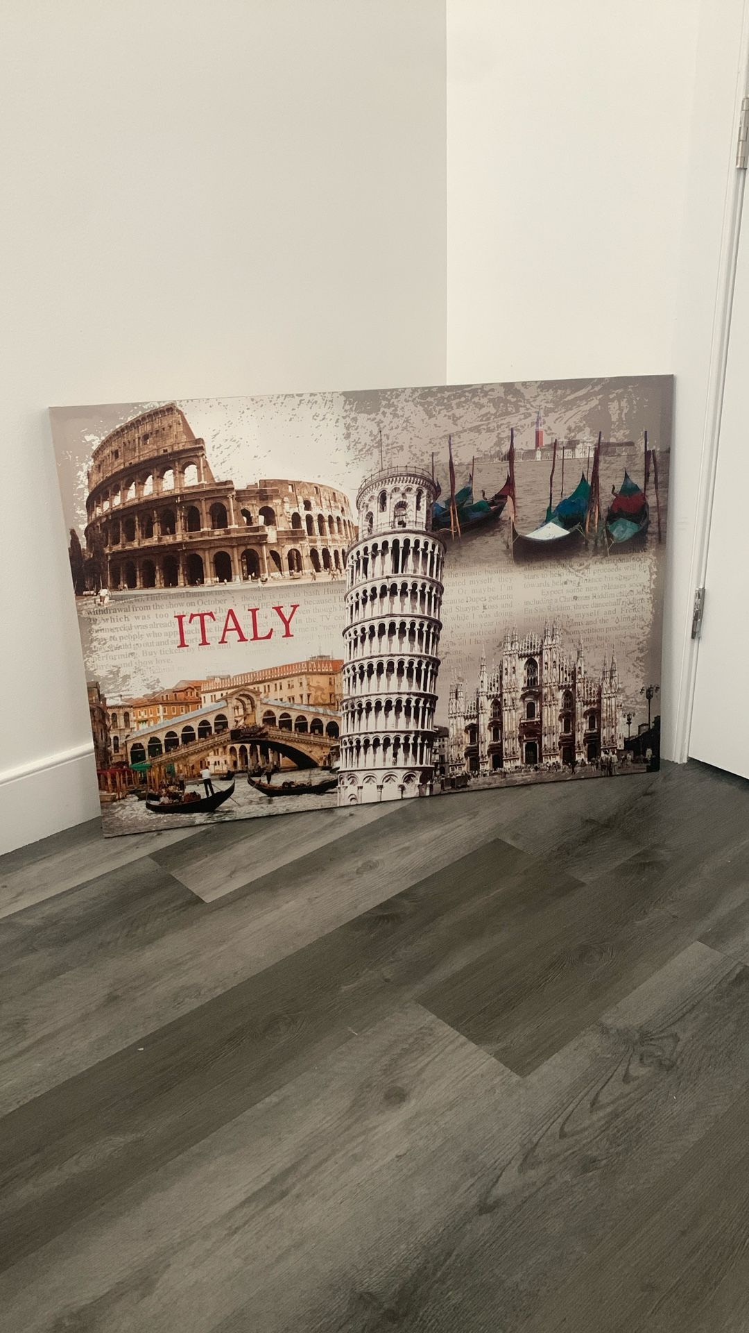 Paris & Italy Canvases