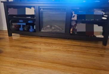 Tv stand fireplace