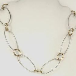 Etienne Aigner Oval Link Necklace - 25
