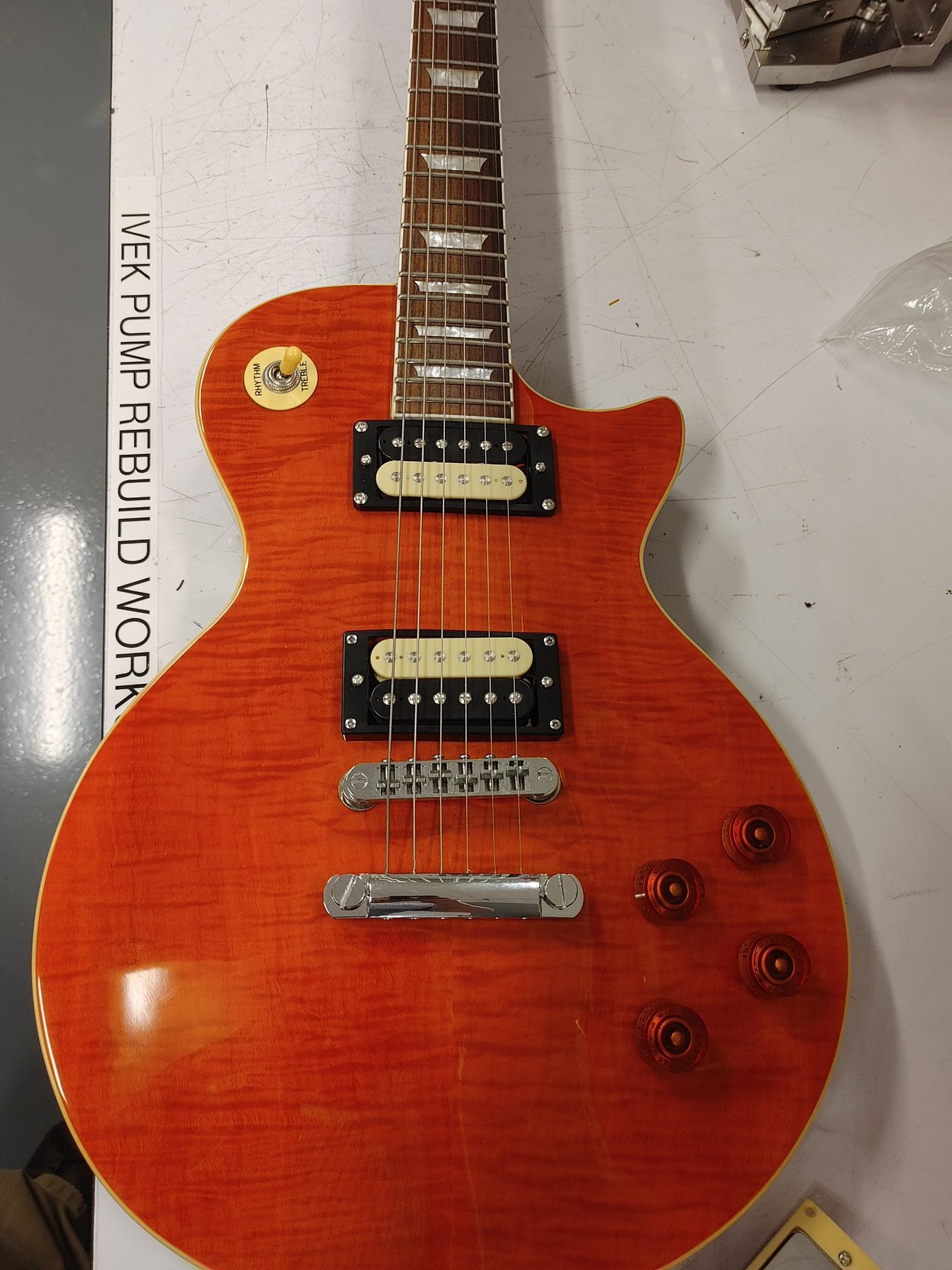Firefly LP Flametop Humbucker Electric Guitar