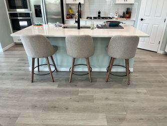 (3) Swivel Bar Stools, counter height