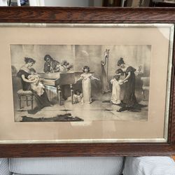 Antique Framed Picture 