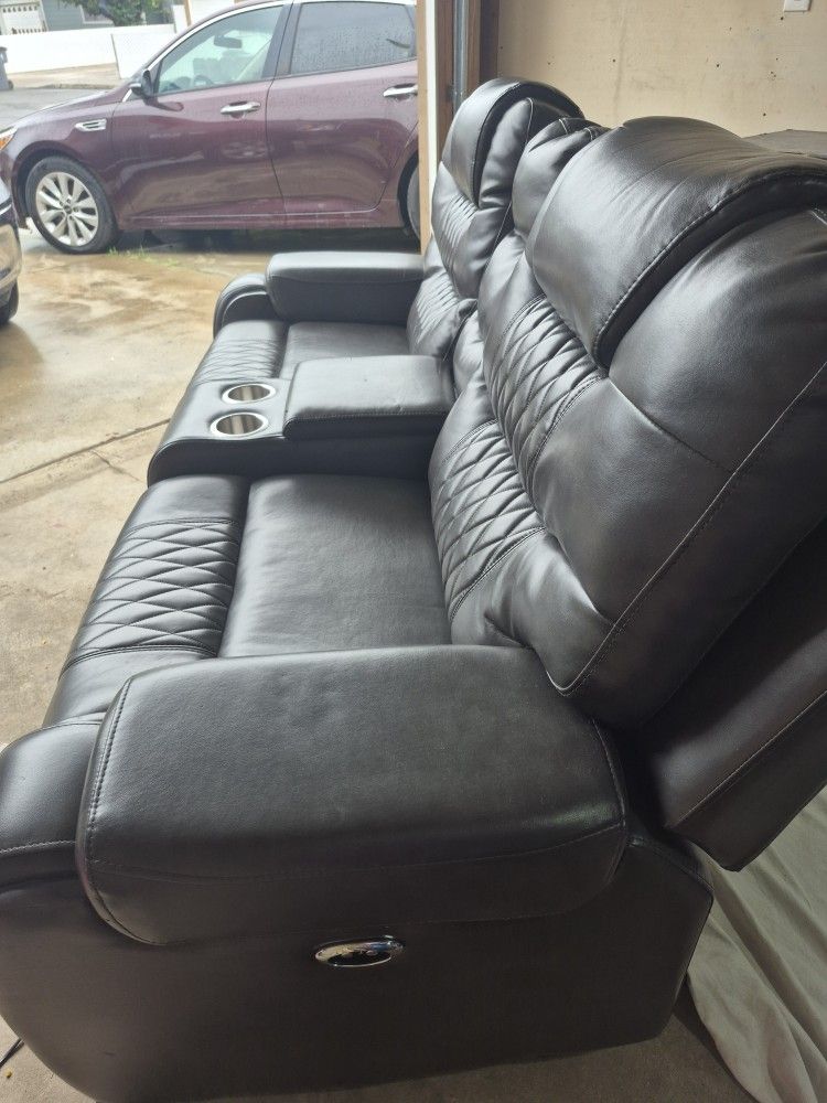 Leather Loveseat Recliners 
