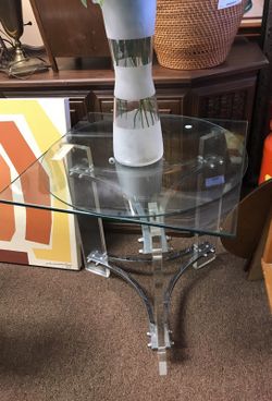 Mid-Century Lucite Side Table