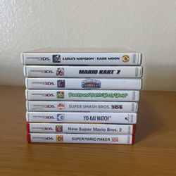 Nintendo 3ds Games / 3ds Games Lot
