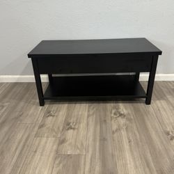 Black coffee table