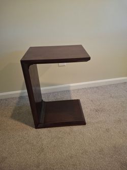 Dark Wood Side Table / Night Stand