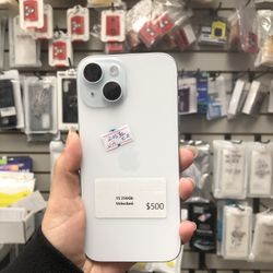 iPhone 15 256gb unlocked sold with store warranty 