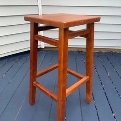 Brown Wooden Stool 