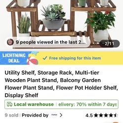 PLANT STAND, DISPLAY SHELF, STORAGE SHELF