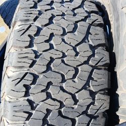 LT285/75R16 BFG KO2 TIRES 8LUG FORD F250 SUPERDUTY RIMS (4)