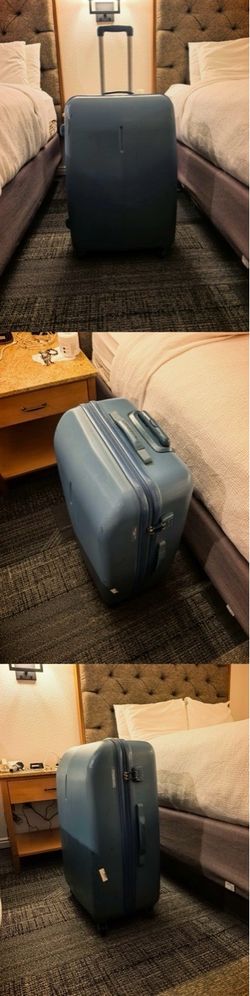 28” Blue Diplomat Suitcase
