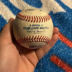 A Baseball For The Dodgers