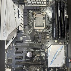 Intel i7-6700 + ASUS Z170-PRO Motherboard + 32GB DDR4 HyperX Fury (Bundle)