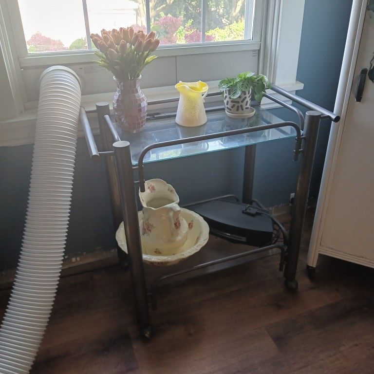 Glass Tea Cart