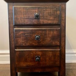 Pottery Barn Mason Bedside Table (18” x 21” x 28.5”)