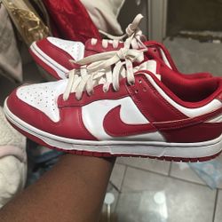 Nike Red white Dunks 