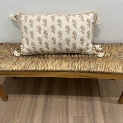 Woven Entry Bench 