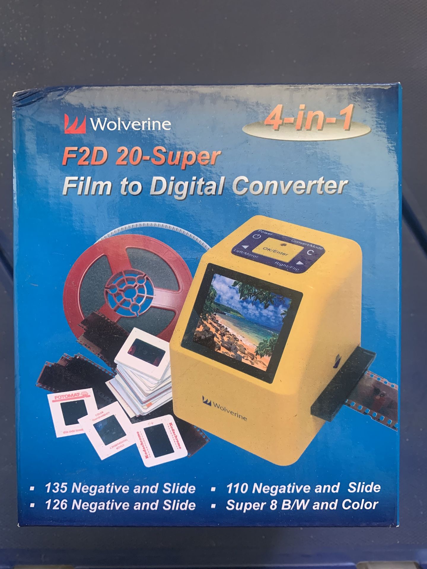 NEW - Film To Digital (4 In 1) Converter
