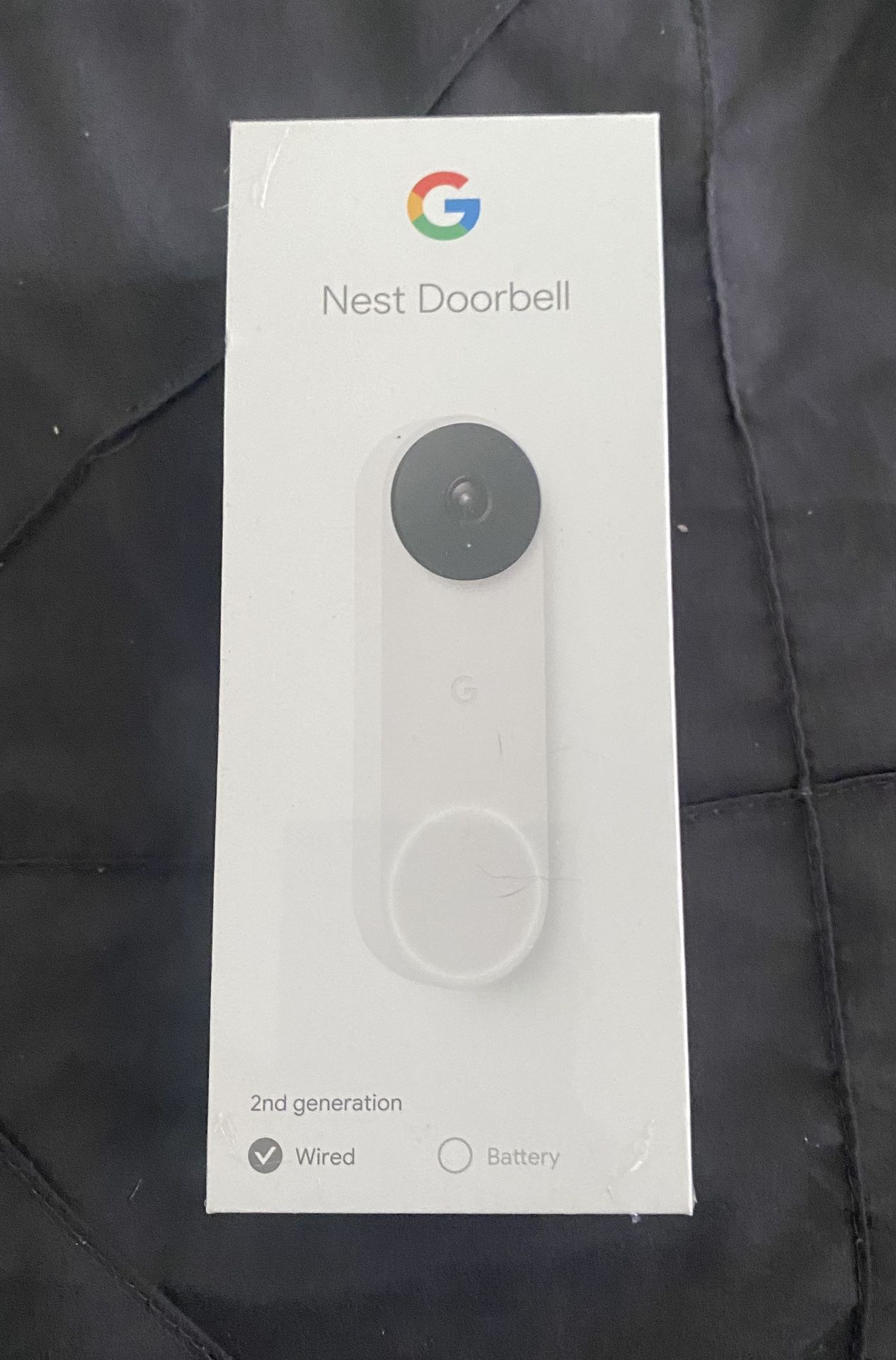 Google Nest Video Doorbell Wired (2nd Gen) - Snow